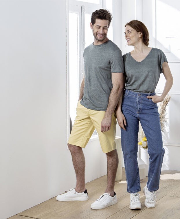 Bermuda Homme Made In France Coton Bio - La Gentle Factory Bermuda Homme Made In France Coton Bio - La Gentle Factory