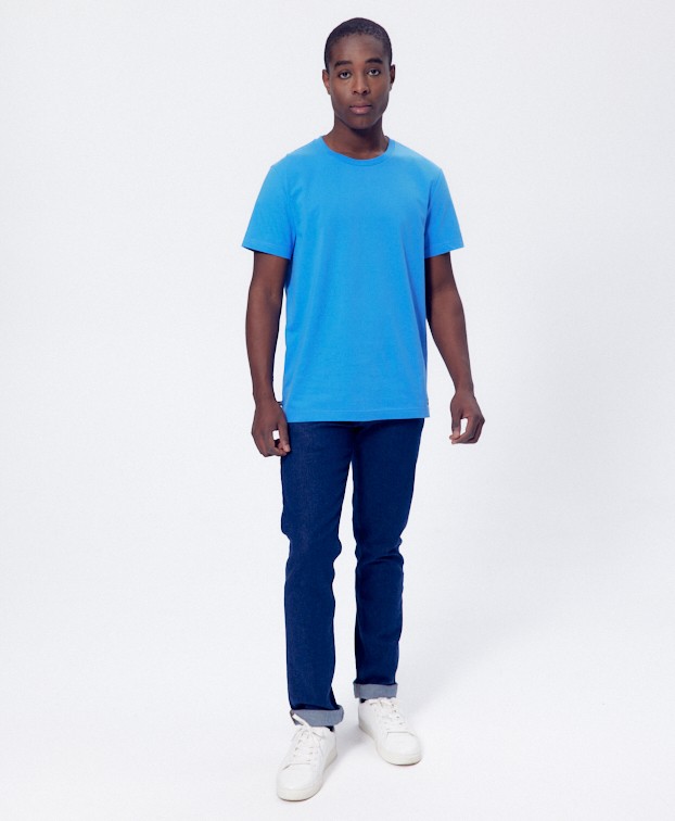 Tee-Shirt Homme Made In France Bio Icare Bleu - La Gentle Factory