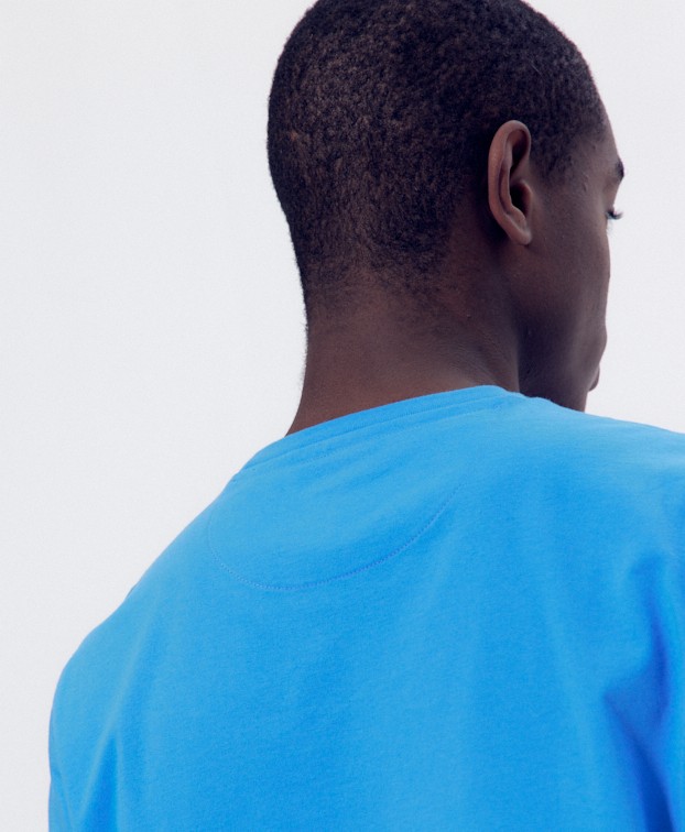 Tee-Shirt Homme Made In France Bio Icare Bleu - La Gentle Factory