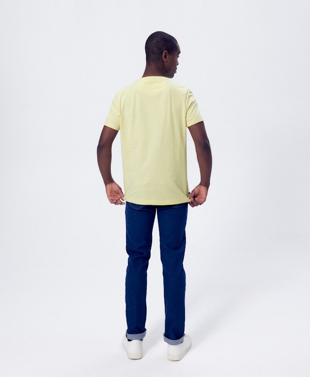 Tee-Shirt Homme Made In France Bio Icare Jaune - La Gentle Factory