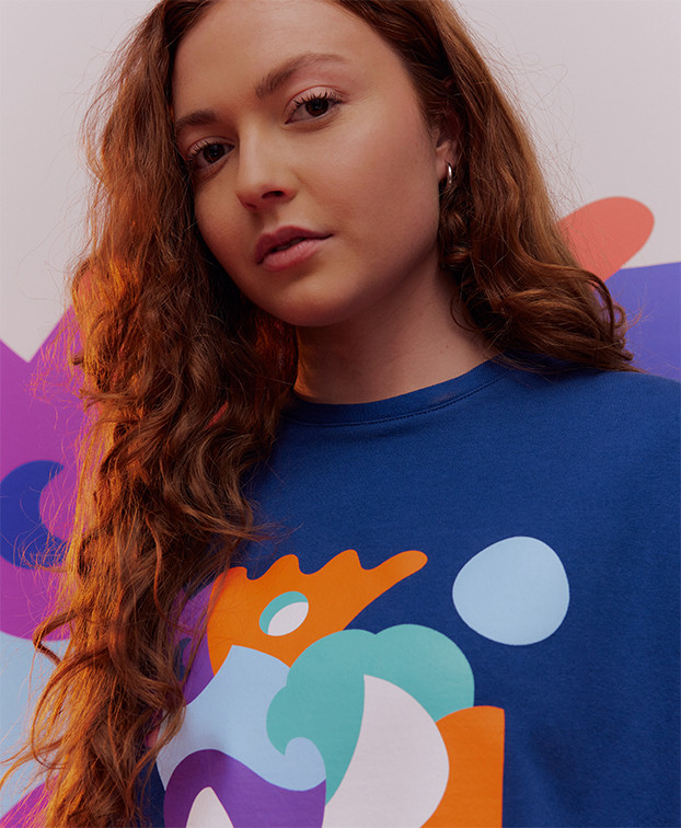 Sweat Femme Made In France Lena Bleu Coton Bio - La Gentle Factory Sweat Femme Made In France Lena Bleu Coton Bio - La Gentle Factory