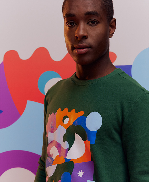 Sweat Homme Made In France Sacha Vert Coton Bio - La Gentle Factory Sweat Homme Made In France Sacha Vert Coton Bio - La Gentle Factory