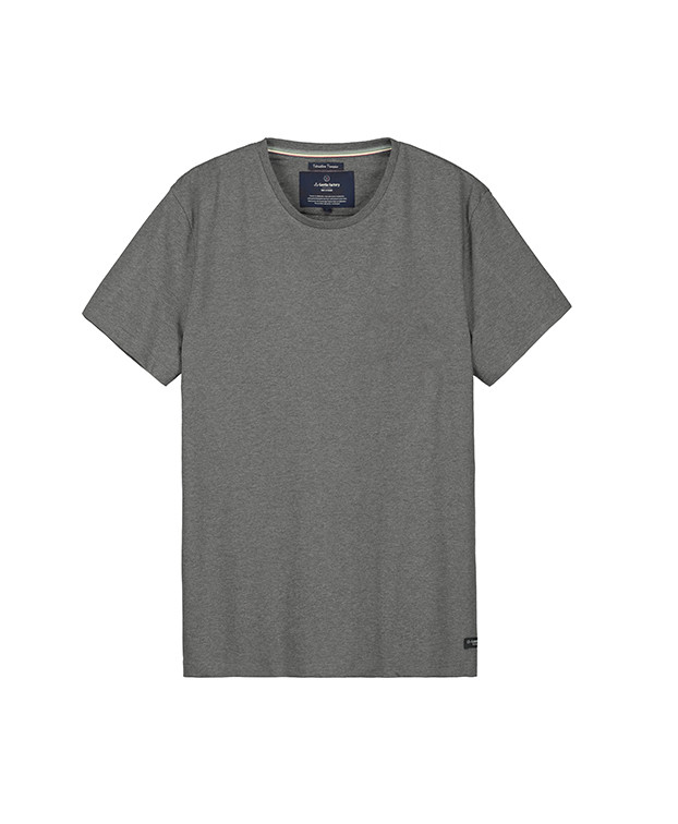 Tee-shirt gris uni Homme Made In France petit prix - La Gentle Factory