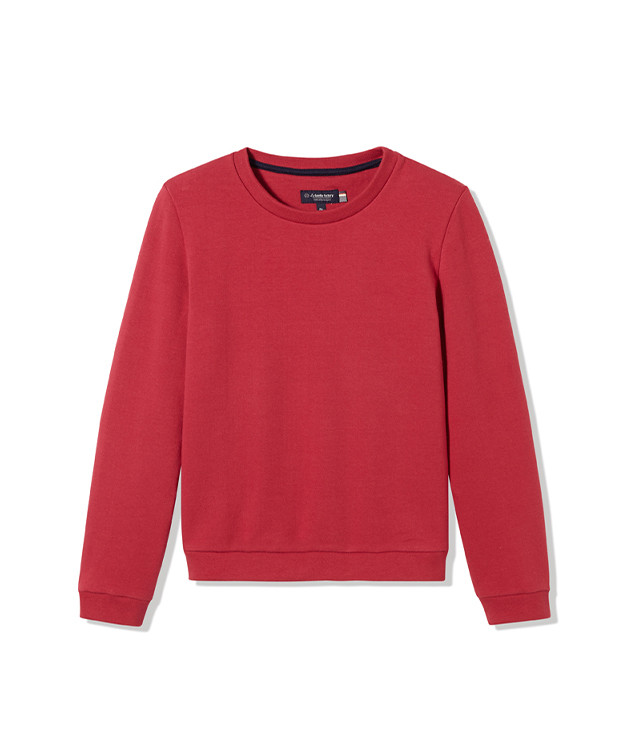 Sweat rouge uni Enfant Made In France petit prix - La Gentle Factory