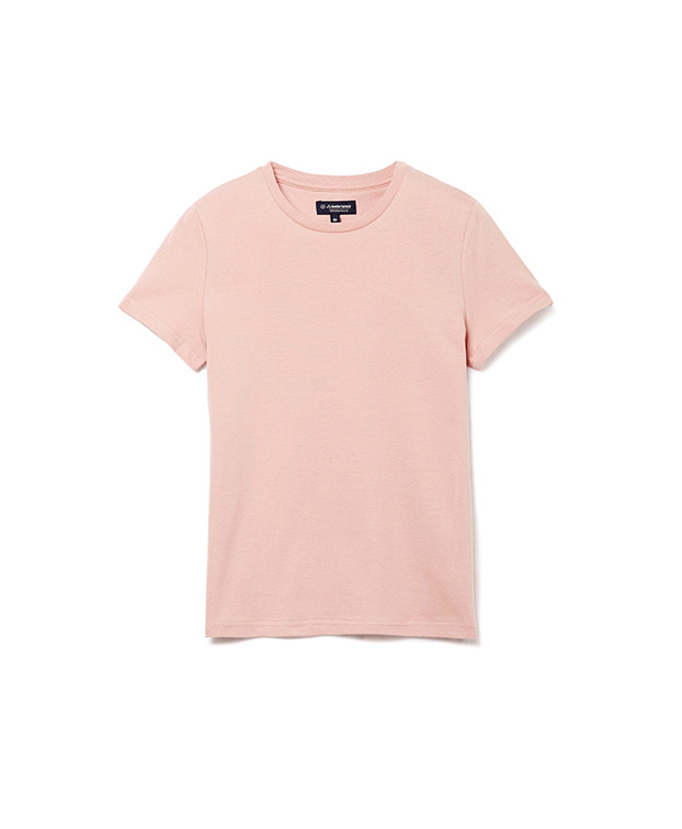 Tee-shirt rose uni Enfant Made In France petit prix - La Gentle Factory