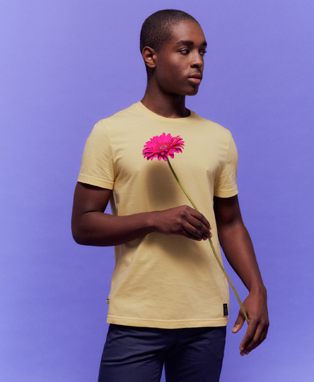 T-Shirt Homme en Coton Bio Fabriqué En France Philibert Respect our dreams - La Gentle Factory