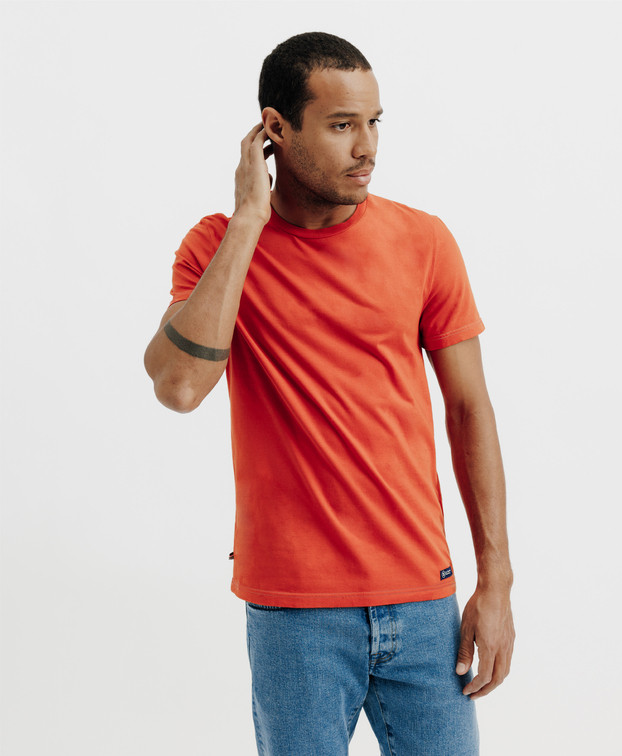 Tee-shirt Homme Icare Orange Coton Bio - La Gentle Factory