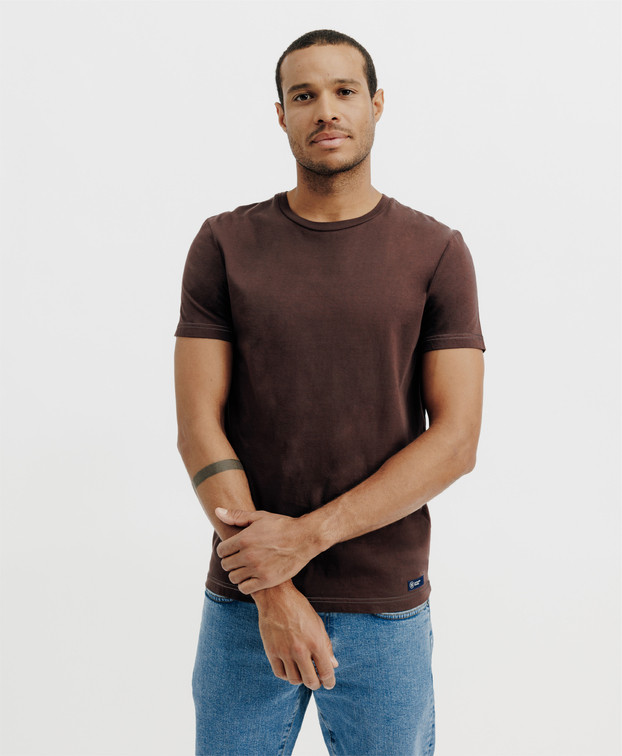Tee-shirt Homme Icare Marron Coton Bio - La Gentle Factory