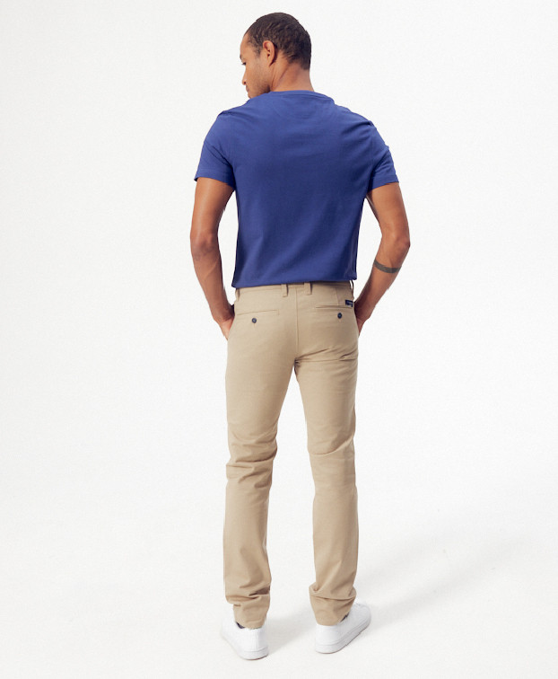 Pantalon Made In France Homme Chino Carlos Beige - La Gentle Factory