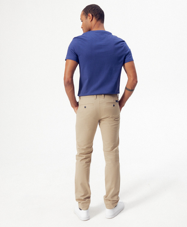 Pantalon Made In France Homme Chino Carlos Beige - La Gentle Factory Pantalon Made In France Homme Chino Carlos Beige - La Gentle Factory