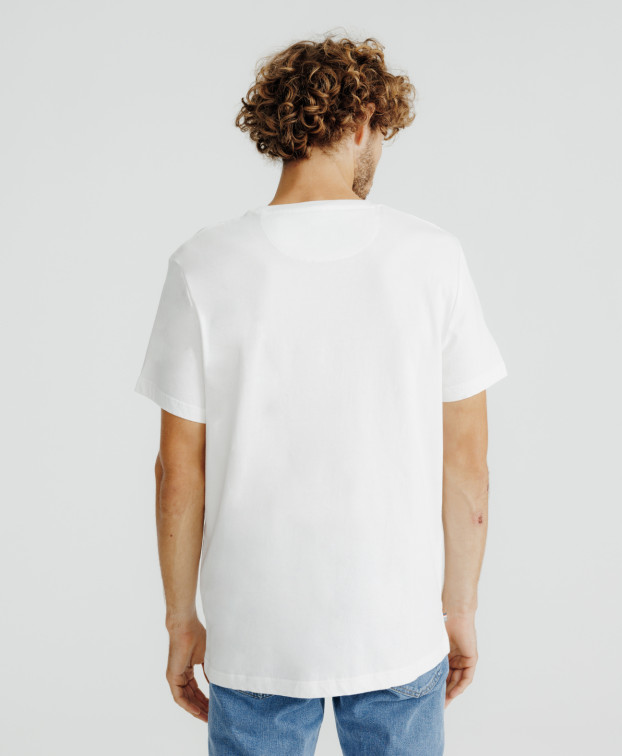Tee-shirt de demain Coton Bio Fabriqué en France Philibert écru clair - La Gentle Factory