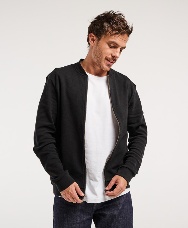 Sweat Made In France Bio & Zippé Pedro Noir - La Gentle Factory