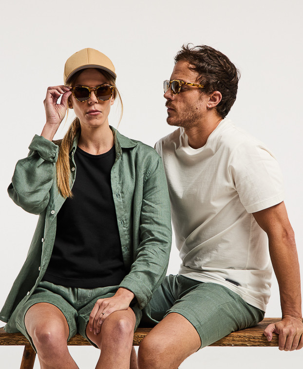 Chemise Made In France en Lin Kaki - La Gentle Factory Chemise Made In France en Lin Kaki - La Gentle Factory