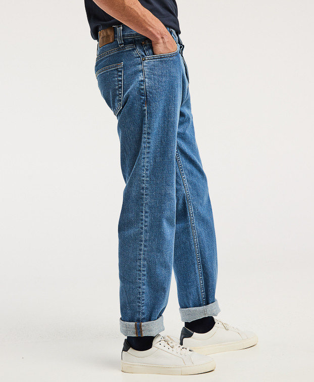 Dorian Jean droit stone en coton bio Dorian Jean droit stone en coton bio