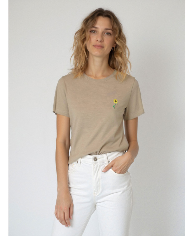 T-Shirt Made In France Femme Lin et Coton bio - La Gentle Factory T-Shirt Made In France Femme Lin et Coton bio - La Gentle Factory