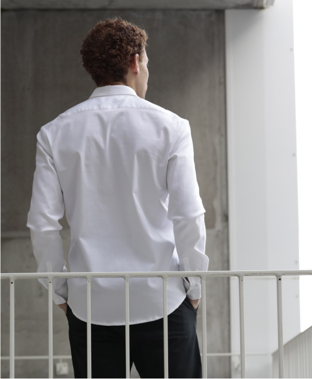 Chemise Made In France Homme Graham Blanche - La Gentle Factory Chemise Made In France Homme Graham Blanche - La Gentle Factory