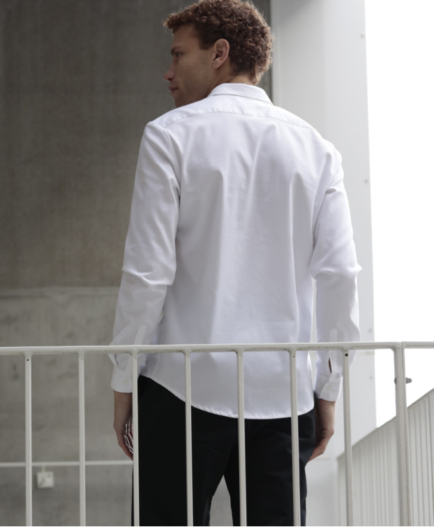 Chemise Made In France Homme Graham Blanche - La Gentle Factory Chemise Made In France Homme Graham Blanche - La Gentle Factory