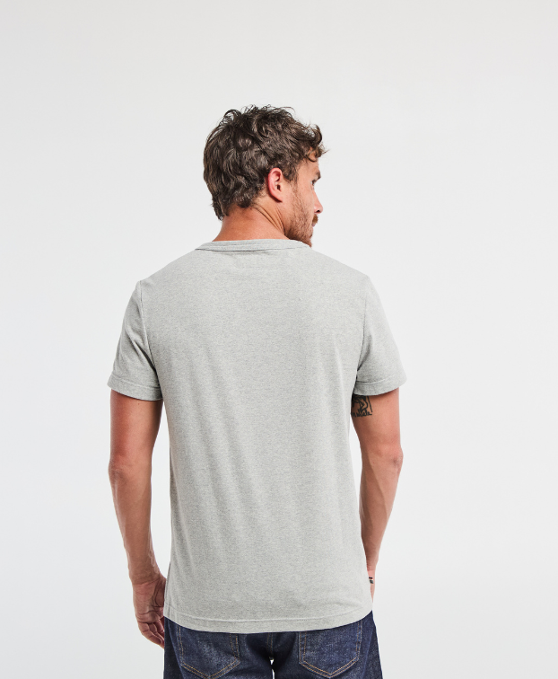 T Shirt Made In France Homme Recyclé Augustin Gris - La Gentle Factory T Shirt Made In France Homme Recyclé Augustin Gris - La Gentle Factory