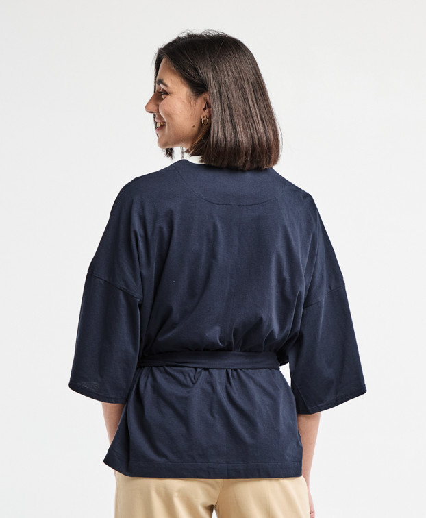 Veste Made In France Bio Kim Bleu - La Gentle Factory