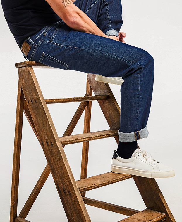Dorian Jean droit stone en coton bio