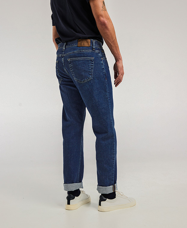 Dorian Jean droit stone en coton bio