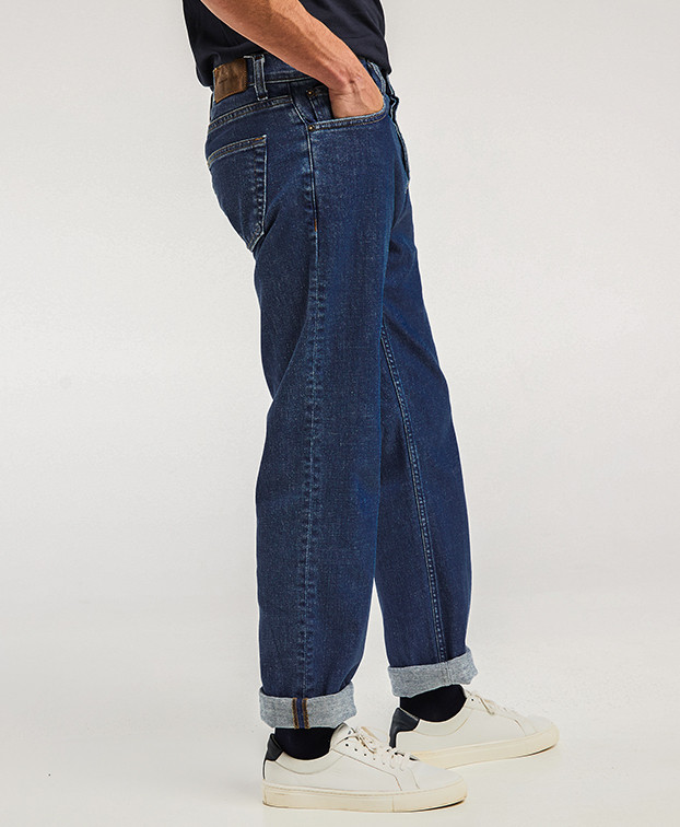 Dorian Jean droit stone en coton bio