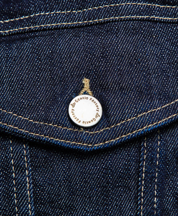 Veste Made In France Mixte Coton Bio Victor Denim - La gentle Factory