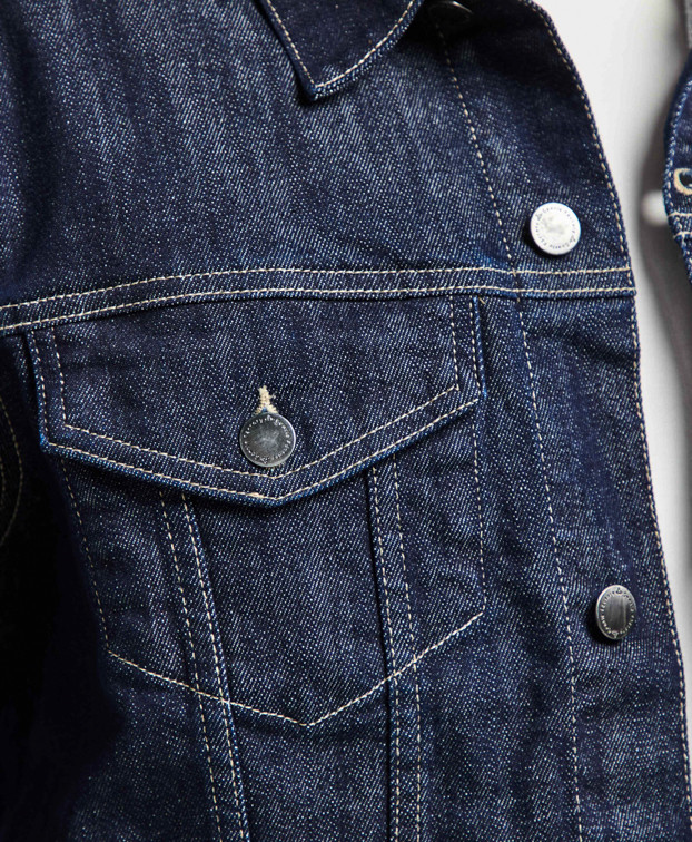 Veste Made In France Mixte Coton Bio Victor Denim - La gentle Factory
