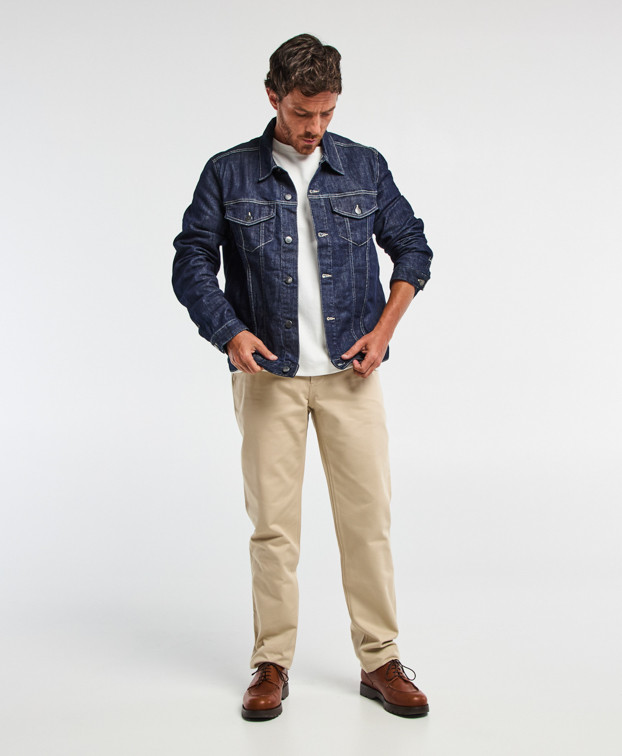 Veste Made In France Mixte Coton Bio Victor Denim - La gentle Factory