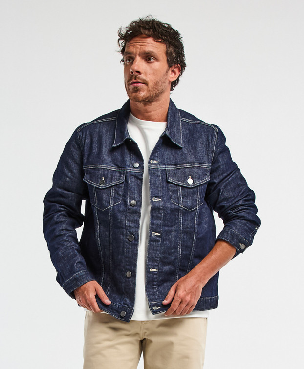Veste Made In France Mixte Coton Bio Victor Denim - La gentle Factory