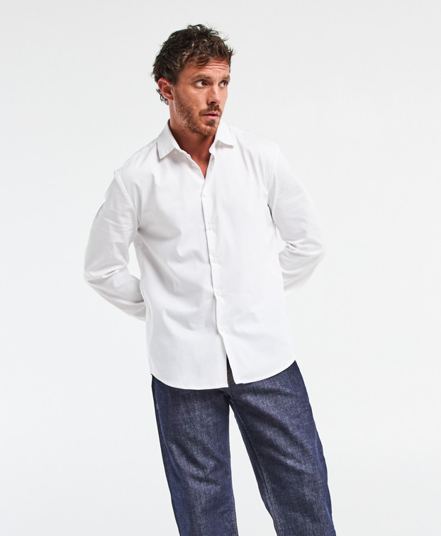 Chemise Made In France Homme Graham Blanche - La Gentle Factory Chemise Made In France Homme Graham Blanche - La Gentle Factory
