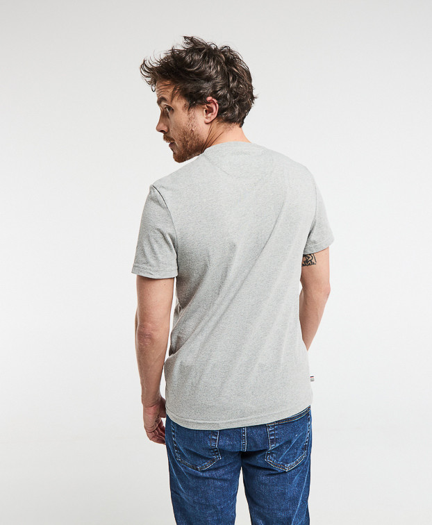 T-Shirt Made In France French Apéro Gris chiné Coton Recyclé - La Gentle Factory T-Shirt Made In France French Apéro Gris chiné Coton Recyclé - La Gentle Factory