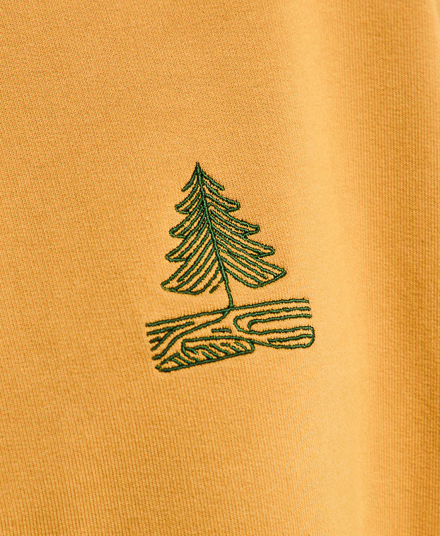 Sweat Lisa Français Femme Coton Bio Ocre - La Gentle Factory Sweat Lisa Français Femme Coton Bio Ocre - La Gentle Factory
