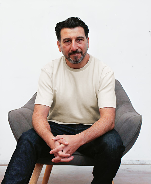 Tee-shirt Homme Isao Lourd Piqué Beige Coton Recyclé - La Gentle Factory