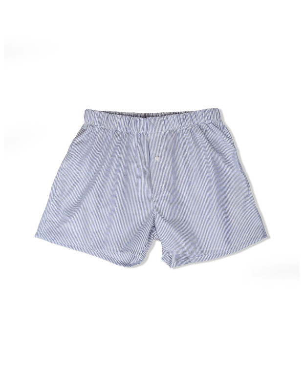 Côme Caleçon bleu rayé made in France - La Gentle Factory