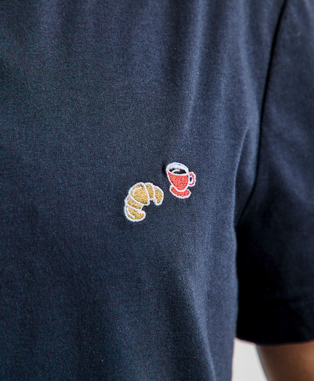 Coffret Frenchy : 2 Tee-shirts Homme marine et gris made in France - La Gentle Factory