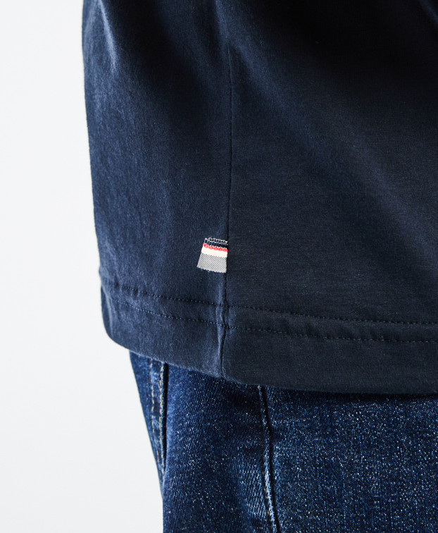 Tee-shirt Barthélémien "french apéro" marine en coton bio - La Gentle Factory