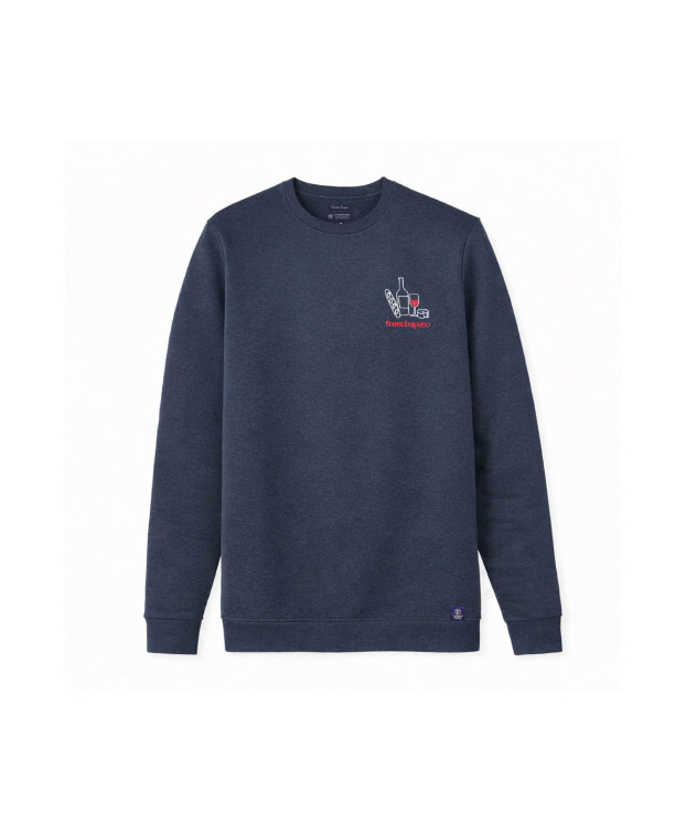 Sweat Made In France Homme Frenchy Basile Marine - La Gentle Factory