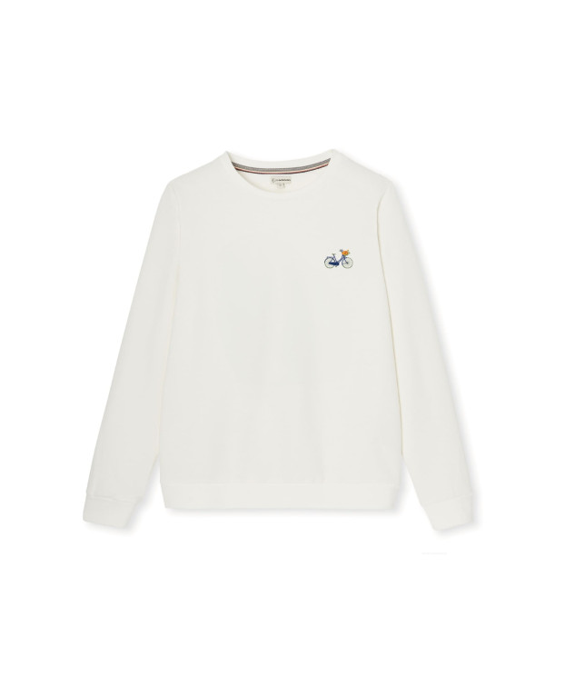 Sweat Femme Made in France Ecru - La Gentle Factory