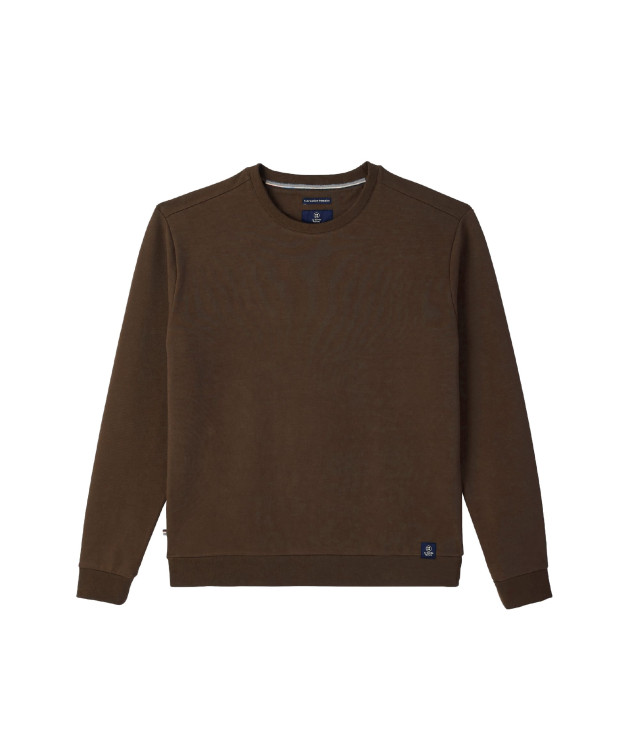 Sweat Homme Hélio marron en Coton Bio - La Gentle Factory