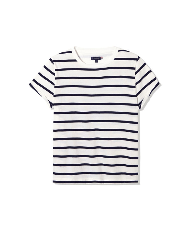 Marinière Femme Made In France Marie Ecru Coton Bio - La Gentle Factory