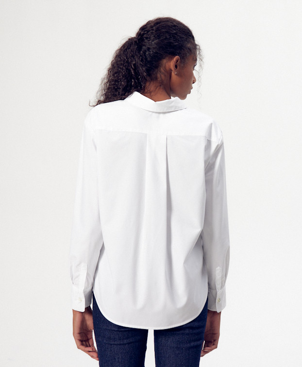 Chemise Made In France & Recyclée Clarence Blanche - La Gentle Factory