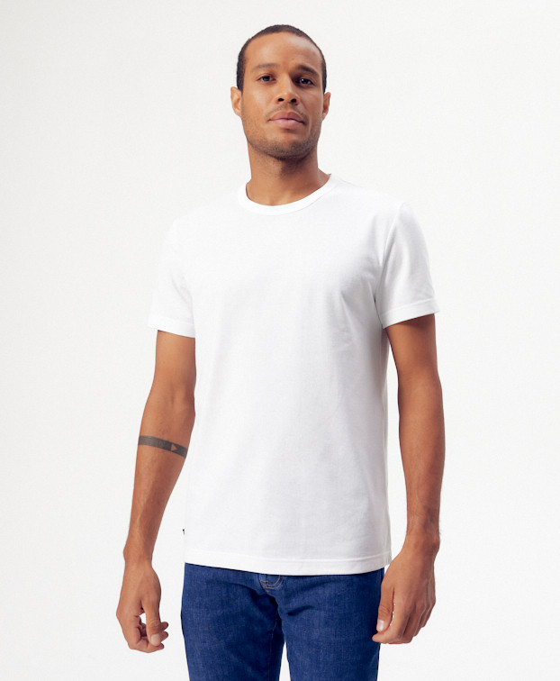 T Shirt Homme Blanc - Made in France