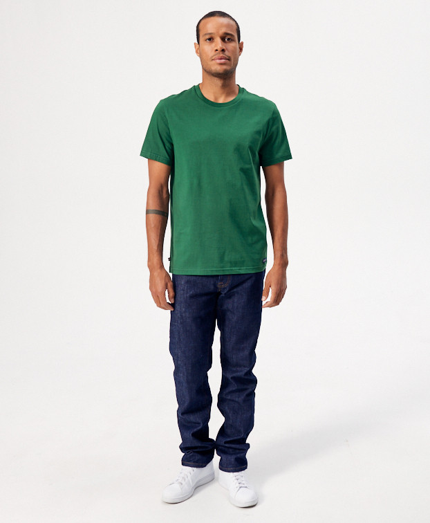 T Shirt Coton Bio Fabriqué En France Icare Vert - La Gentle Factory T Shirt Coton Bio Fabriqué En France Icare Vert - La Gentle Factory