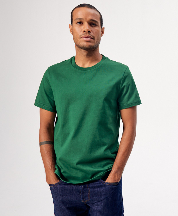T Shirt Coton Bio Fabriqué En France Icare Vert - La Gentle Factory T Shirt Coton Bio Fabriqué En France Icare Vert - La Gentle Factory