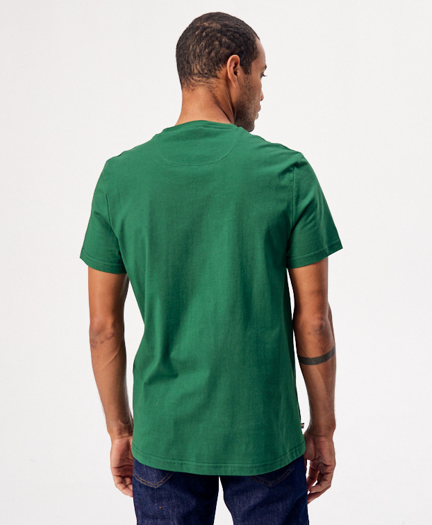 T Shirt Coton Bio Fabriqué En France Icare Vert - La Gentle Factory