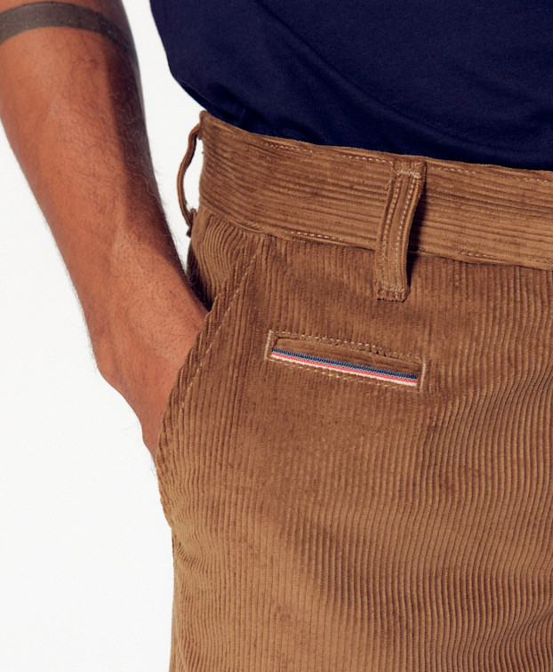 Pantalon Made In France Homme Chino Caleb camel - La Gentle Factory