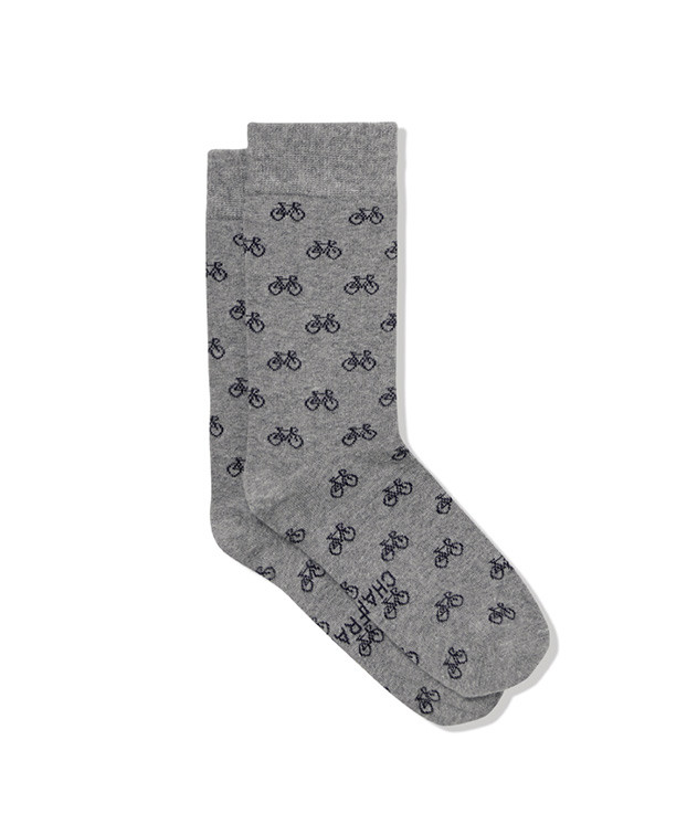 Chaussettes Made In France Homme Recyclées Caspar Grise - La Gentle Factory