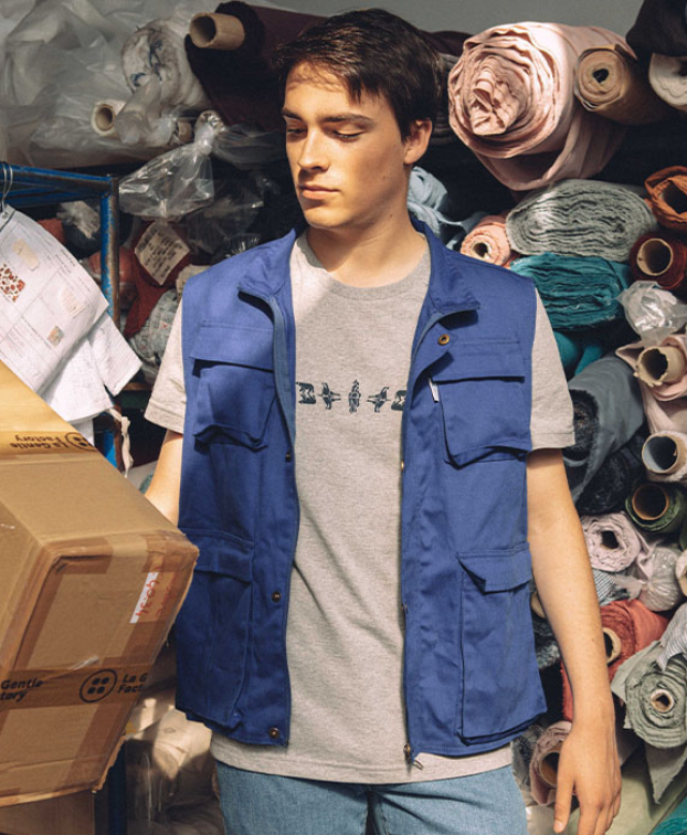 T-Shirt Made In France Homme Recyclé - La Gentle Factory T-Shirt Made In France Homme Recyclé - La Gentle Factory